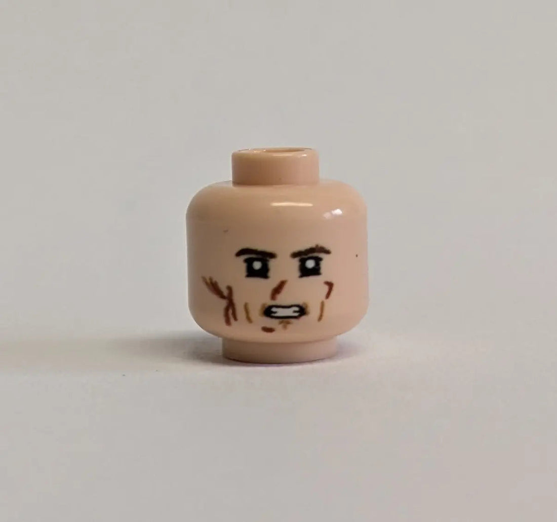 Custom Replacement Head for LEGO® Minifigure – "Teen Hero" Style (UV Print) | Brickhunter.shop