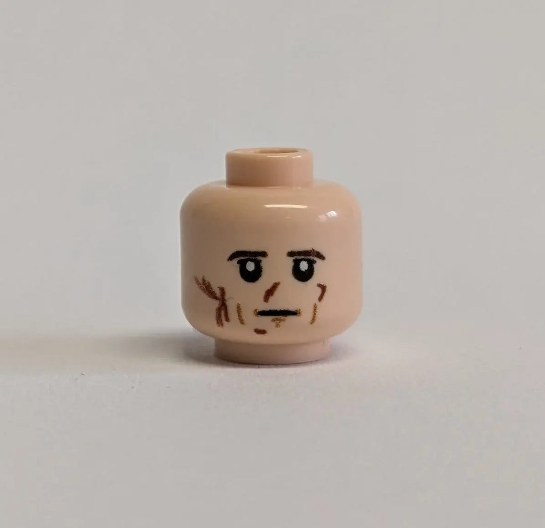Custom Replacement Head for LEGO® Minifigure – "Teen Hero" Style (UV Print) | Brickhunter.shop