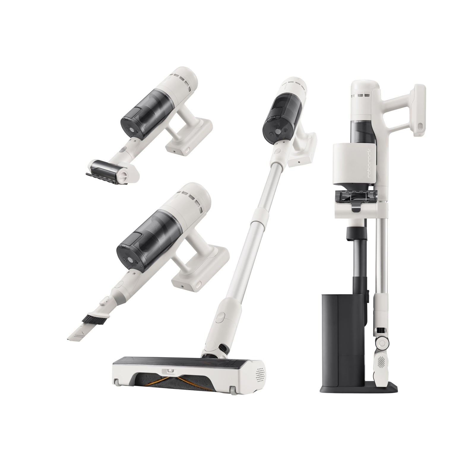 Roborock H60 Hub Akku-Staubsauger mit Absaugstation