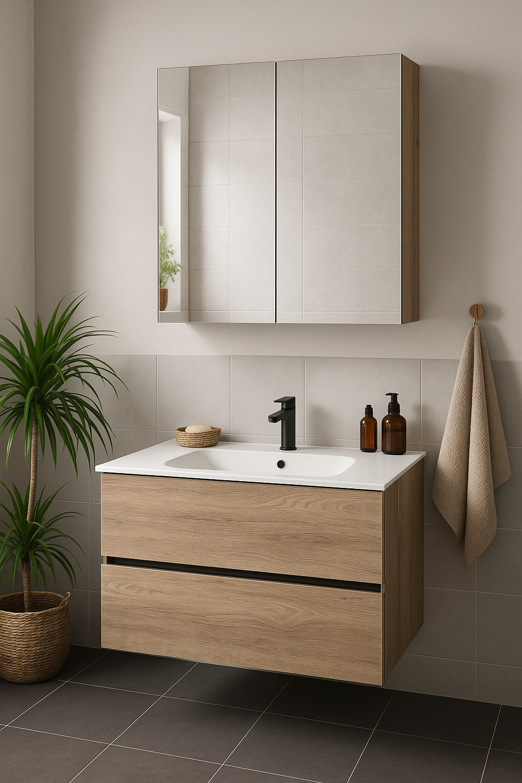 GEBA Bathroom Set Liora – compact, stylish & functional