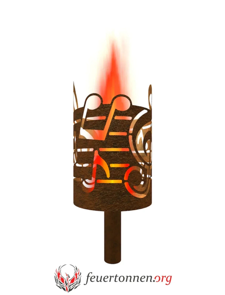 Garden Torch Notes & Clef