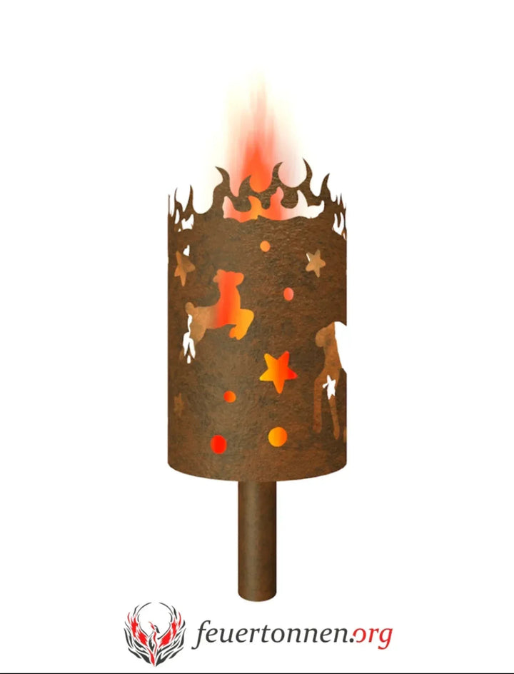 Garden Torch Reindeer