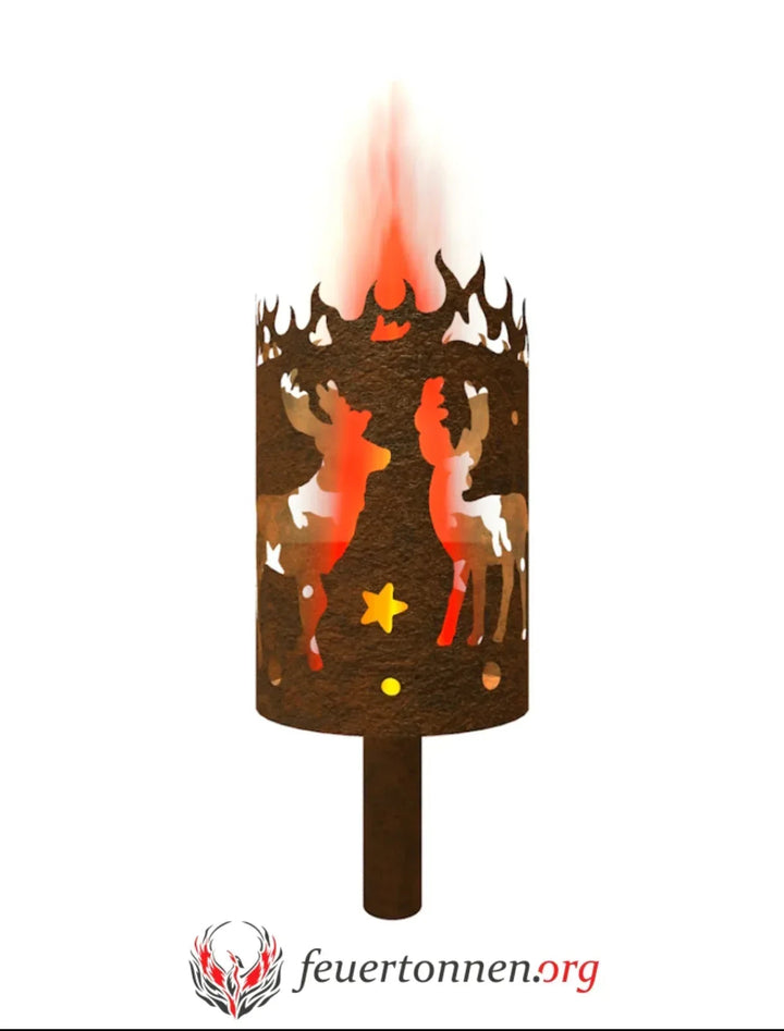 Garden Torch Reindeer