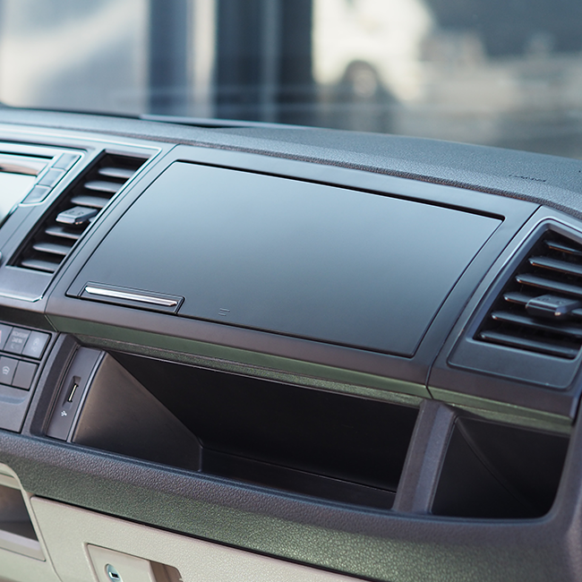 For VW T6 Transporter Glove Box Textured (LHD) (B-Grade) Painted and Ready to Fit