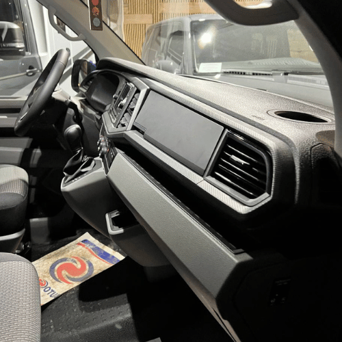 VW T6.1 Glove Compartment Lid with Magnetic Closure – OEM Textured, PP Plastic, Quick Release