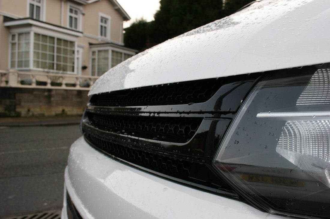 For VW T5.1 Transporter Van Front Styling Gloss-Black Package (2pcs)