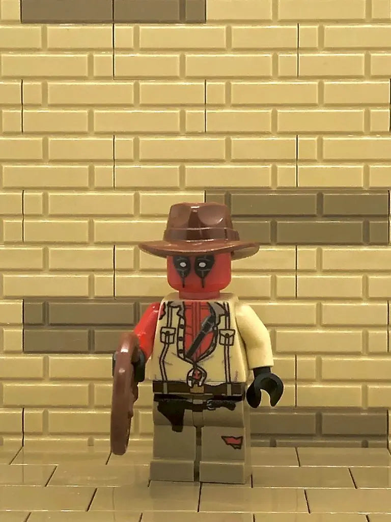 "Indypool" Minifigure - 1 of 50 Limited Edition | UV print on original LEGO® parts | incl. blister