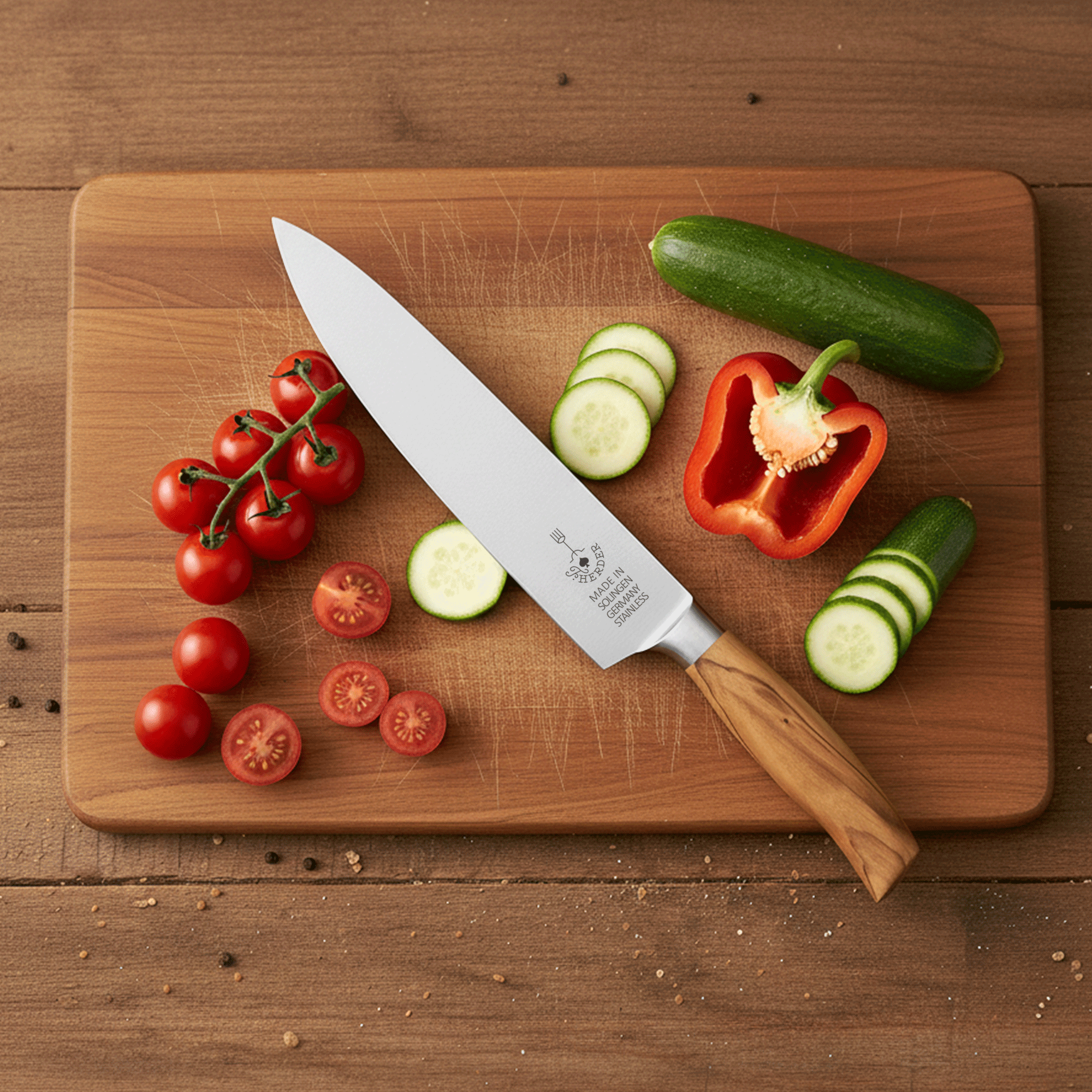 Madera Kochmesser Olive