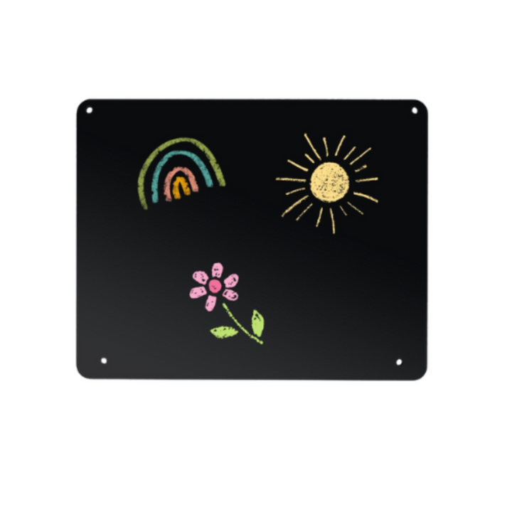 Chalkboard for clipping on