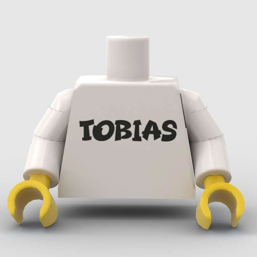 LEGO® Torso Printed – With your name or text