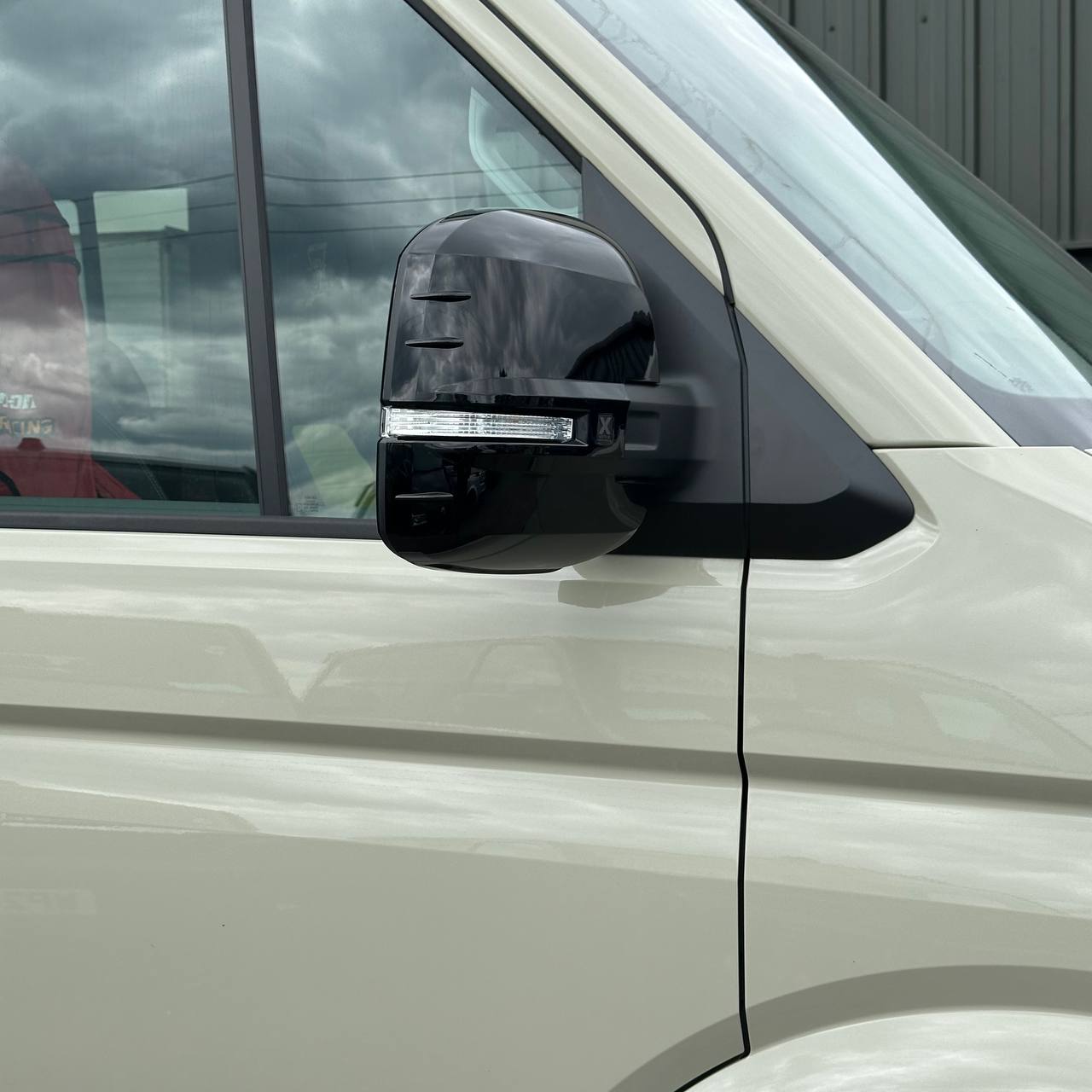 For VW Crafter New Shape Mirror Covers - Set of 2 - Gloss Black | Van-X