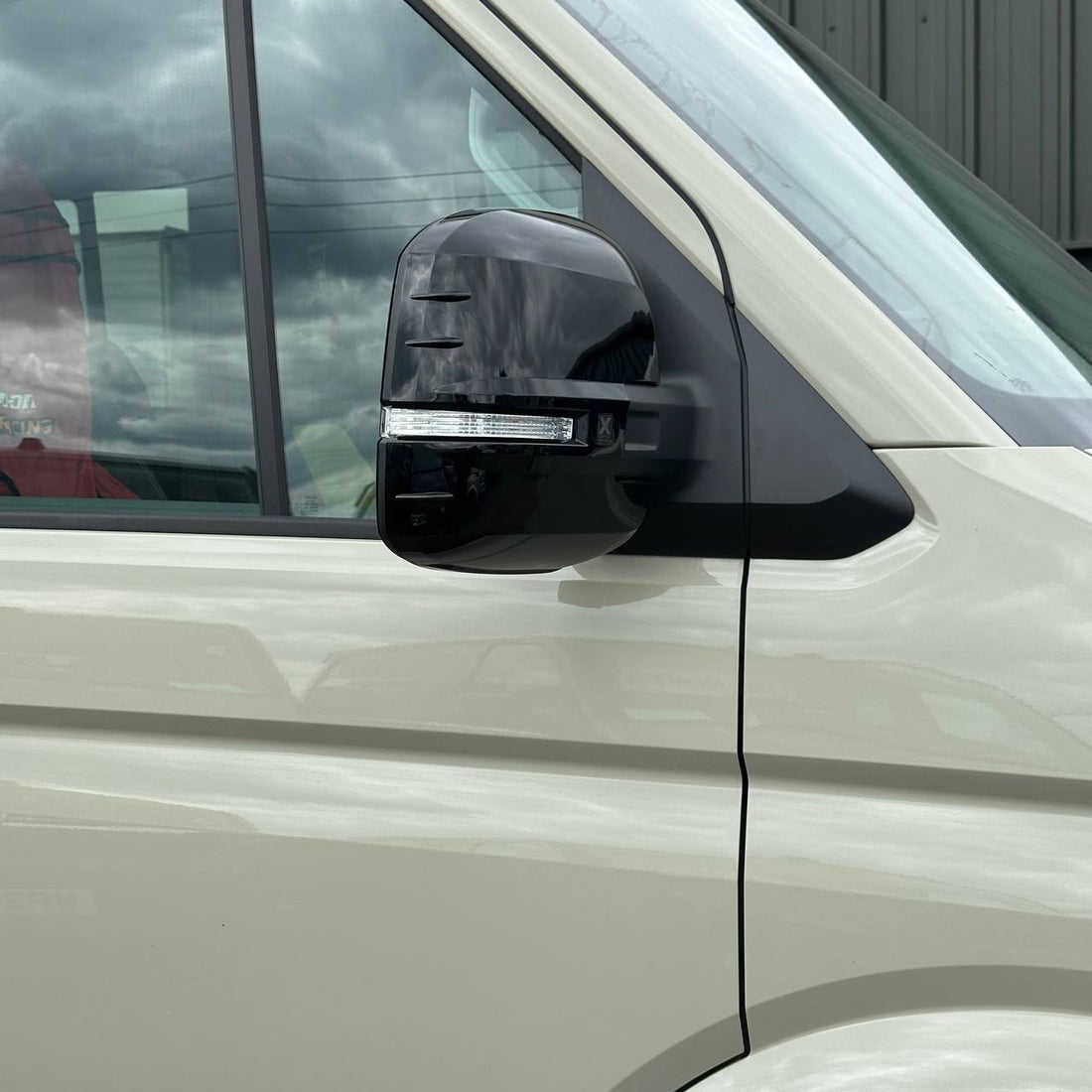 For VW Crafter New Shape Mirror Covers - Set of 2 - Gloss Black | Van-X