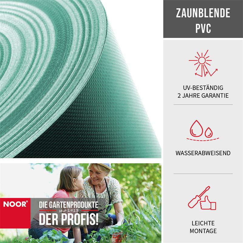 Sichtschutzstreifen PVC Zaunblende - 19 cm x 35 m