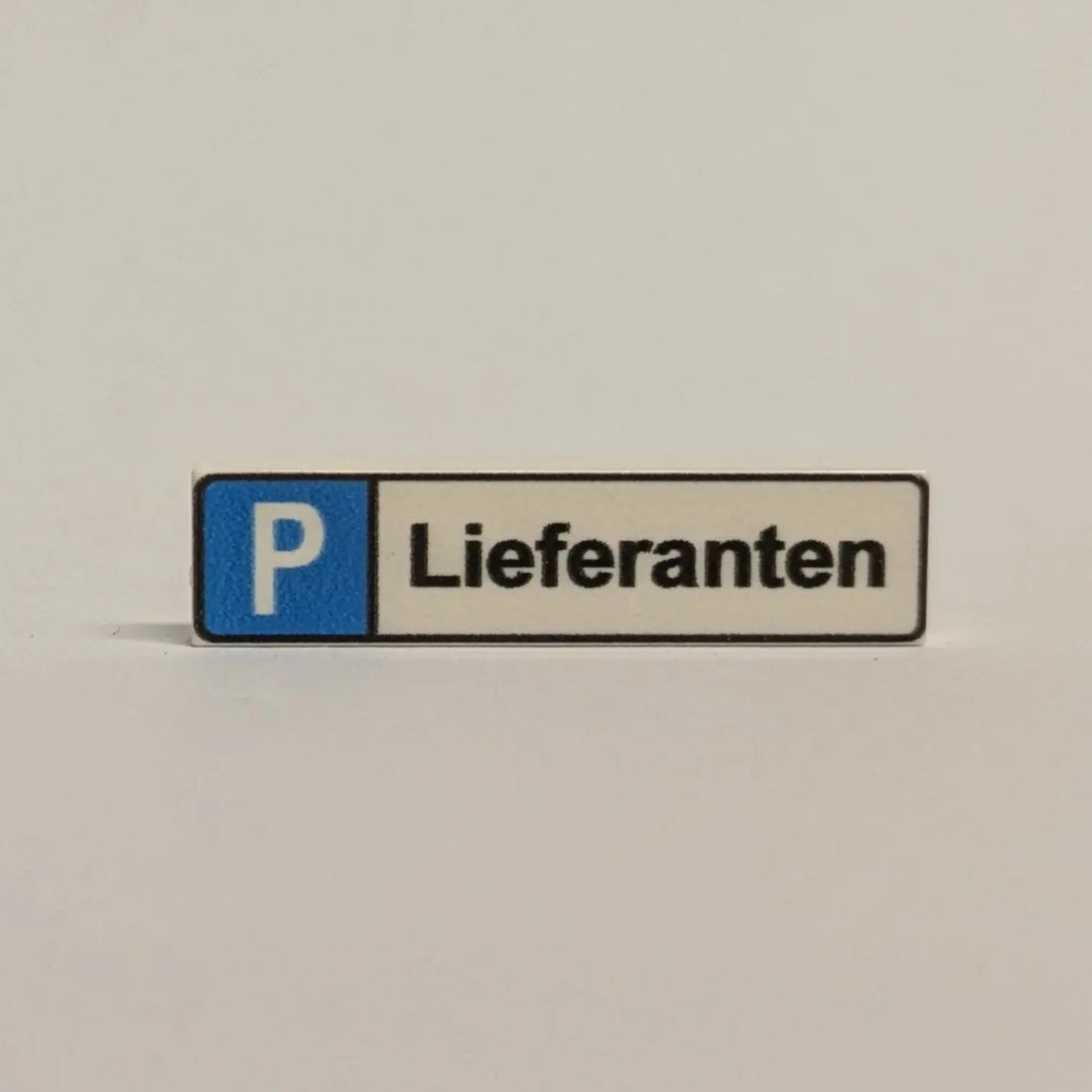 "Parking space sign" 1x4 tile for selection