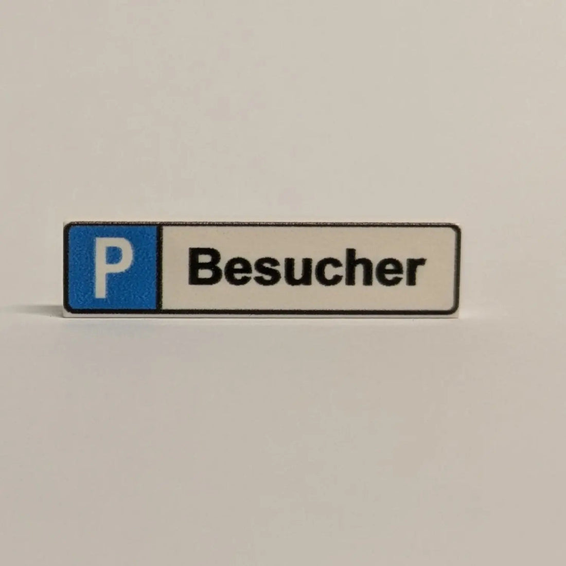 "Parking space sign" 1x4 tile for selection