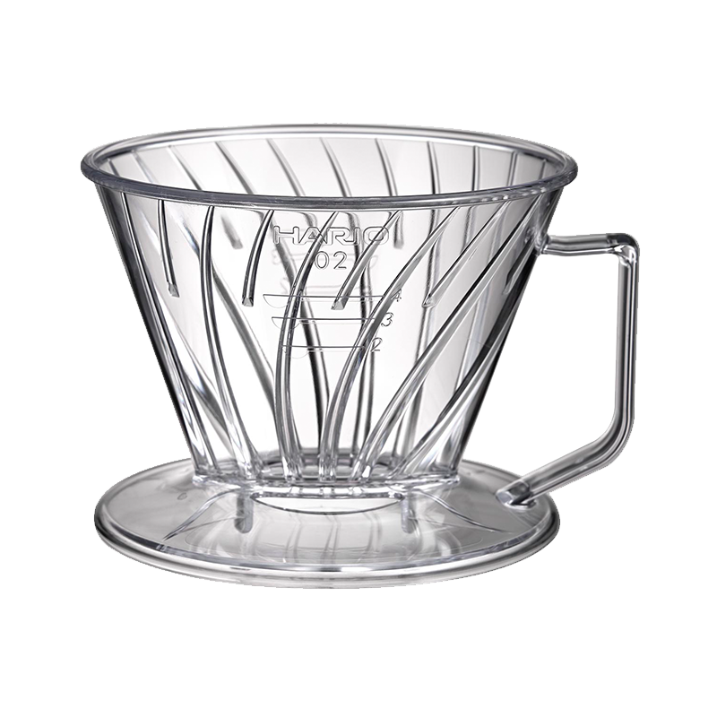 Hario Pegasus Dripper 02 – Clear Plastic Pour-Over Brewer
