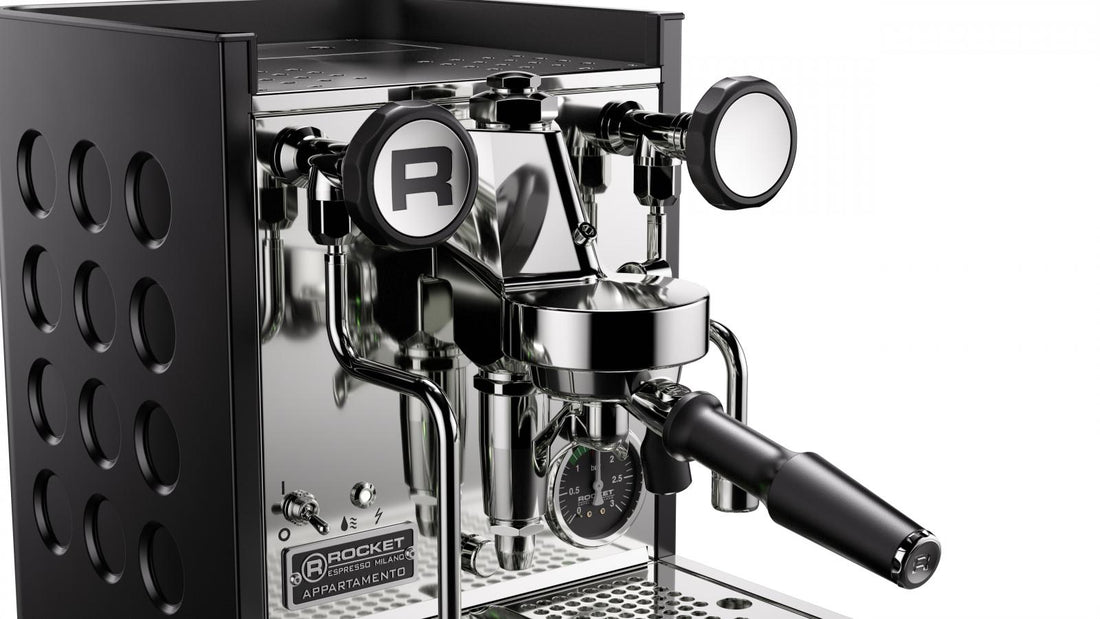Rocket Appartamento TCA Siebträgermaschine - Schwarz / Schwarz
