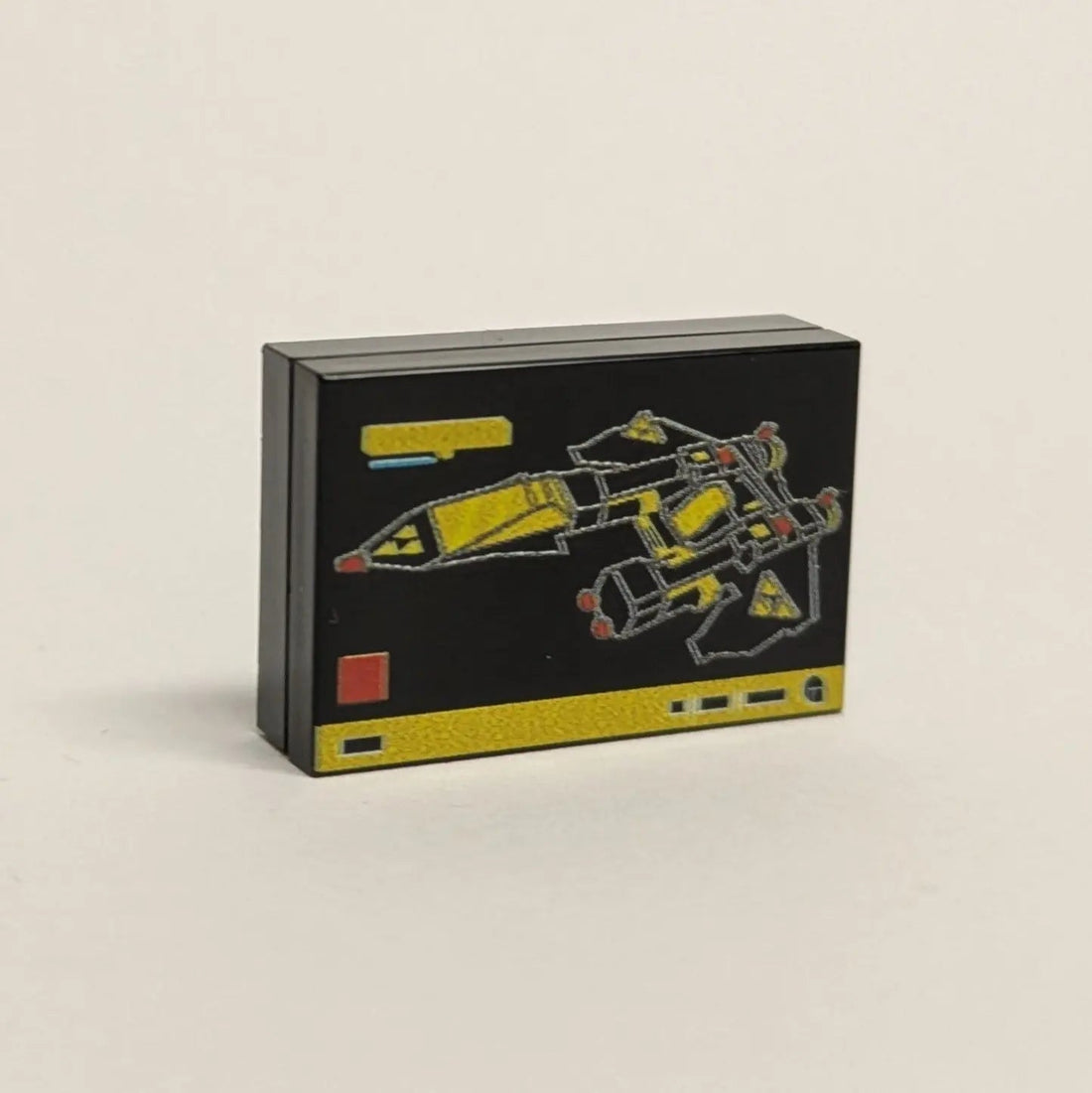 LEGO® Tile Set 2x3 "Renegade" – UV Direct Print Custom Tile for Sci-Fi, Cyberpunk & MOC | Brickhunter.shop