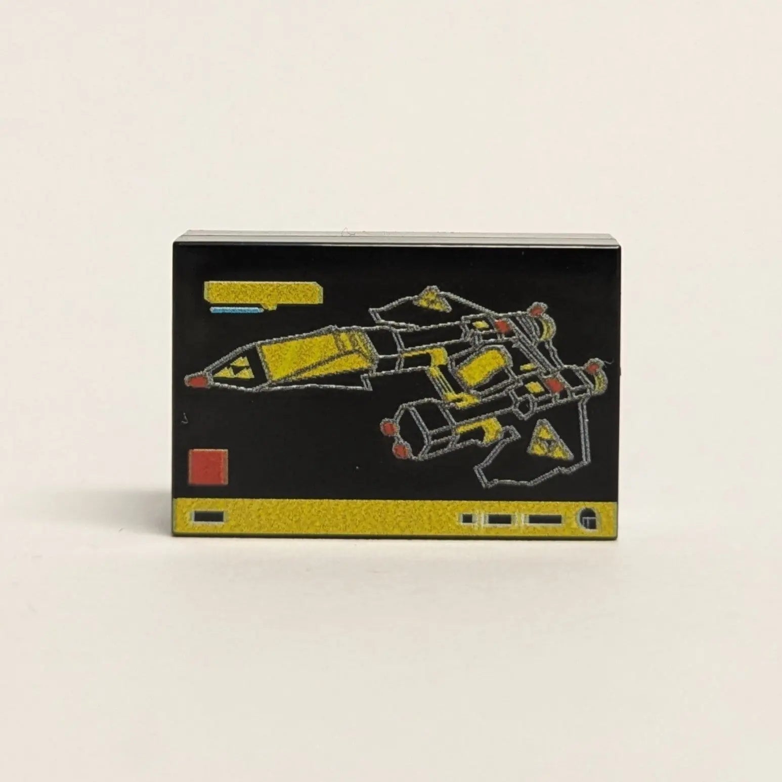 LEGO® Tile Set 2x3 "Renegade" – UV Direct Print Custom Tile for Sci-Fi, Cyberpunk & MOC | Brickhunter.shop
