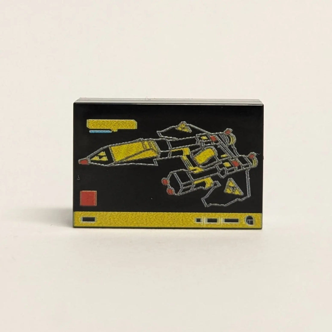 LEGO® Tile Set 2x3 "Renegade" – UV Direct Print Custom Tile for Sci-Fi, Cyberpunk & MOC | Brickhunter.shop