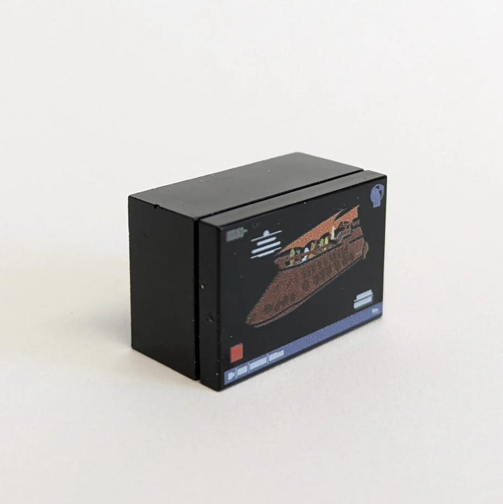 LEGO® 2x3 Tile "Sailing Ship" – UV Direct Print, Custom Tile for Diorama & MOC | Brickhunter.shop