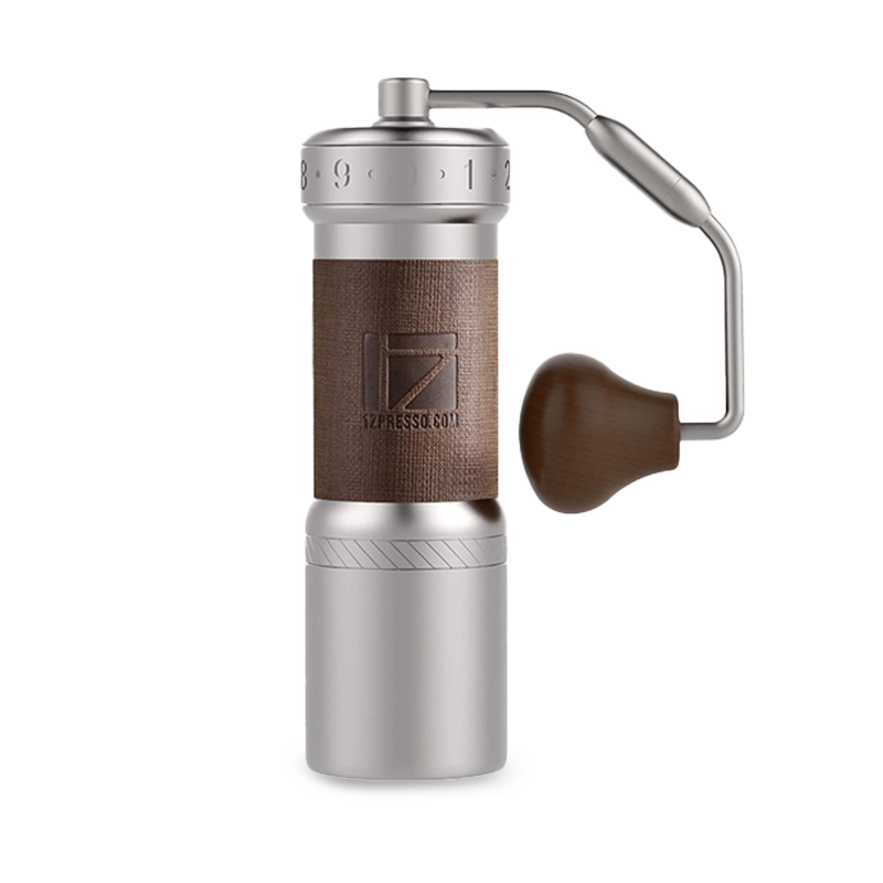 1Zpresso K-Ultra Manual Coffee Grinder – Silver & Iron Grey