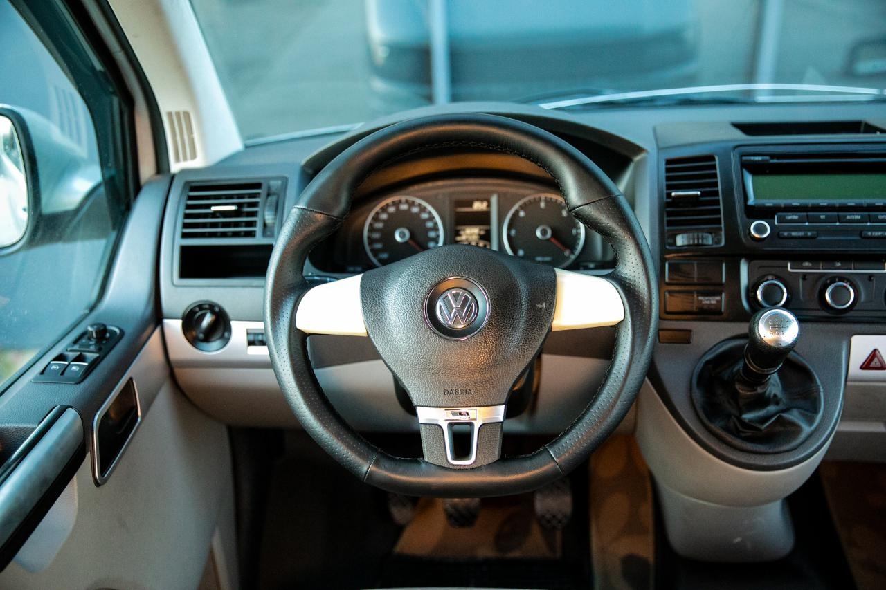 For VW T5.1 Transporter Premium Leather Steering Wheel Replacement Upgrade