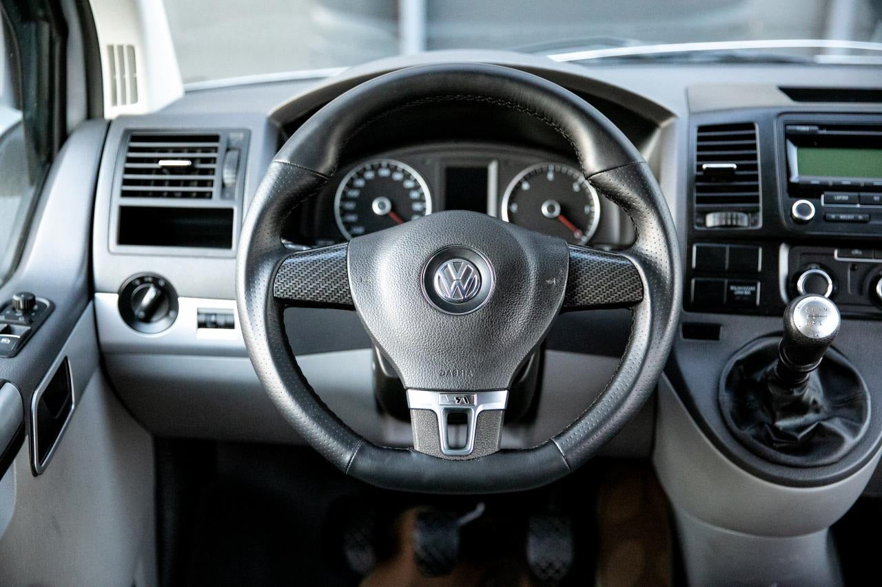 For VW T5.1 Transporter Premium Leather Steering Wheel Replacement Upgrade