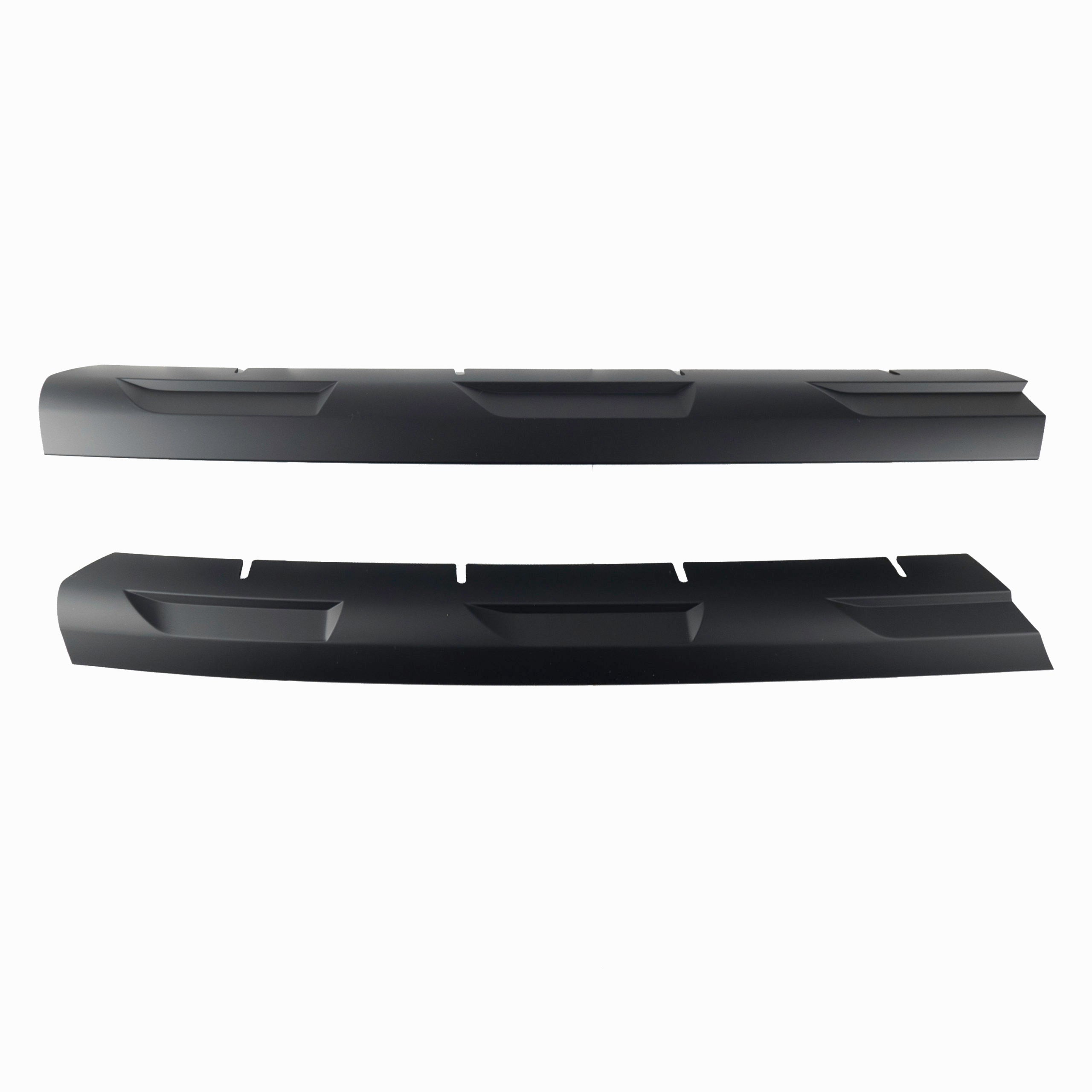 VW Transporter T6 Front Grille Trims (4-piece) – Raw Material (Raw), ABS, paintable, with 3M Tape