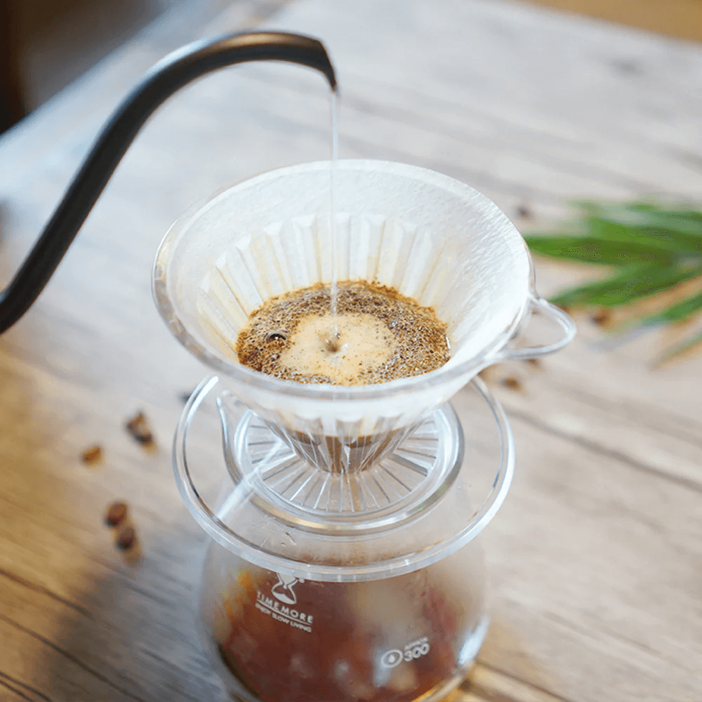 Timemore Crystal Eye Brewer 02 Set – Transparent, PCTG Dripper, 600mL Server, Perfect for Pour-Over Brewing