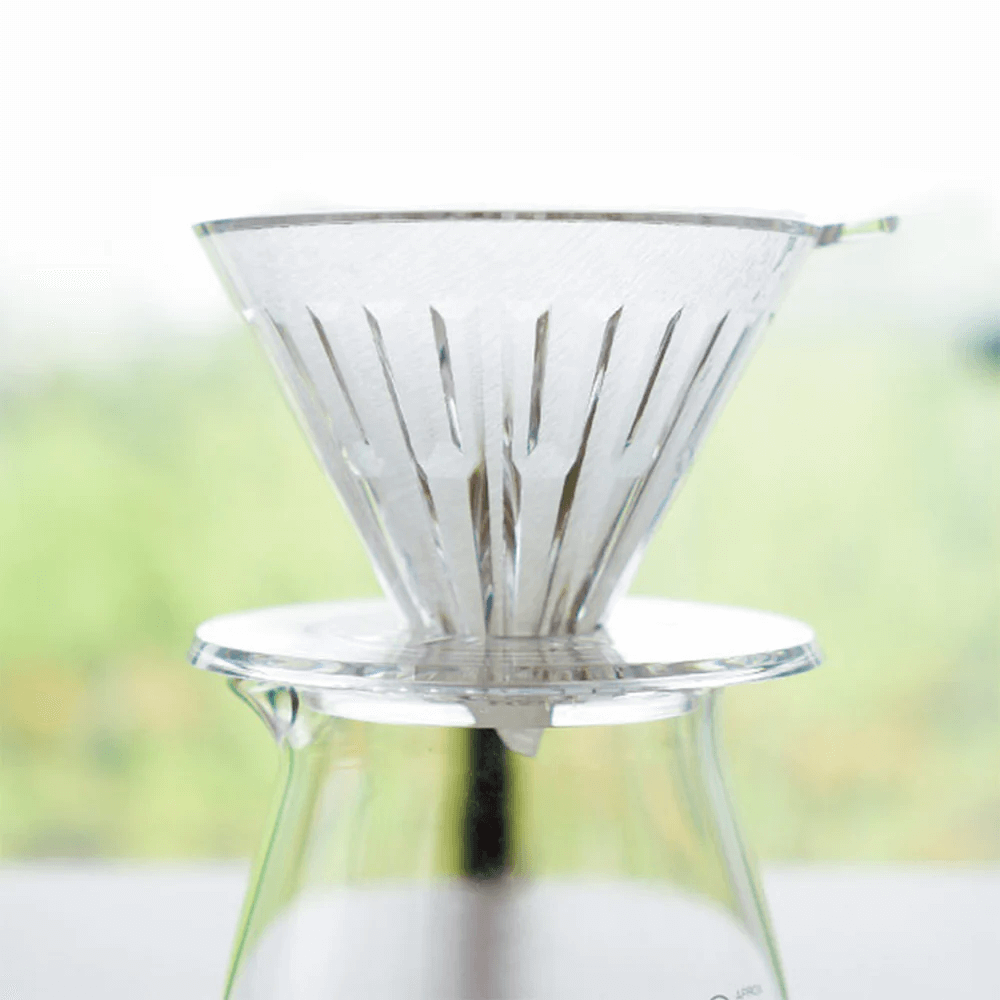 Timemore Crystal Eye Brewer 02 Set – Transparent, PCTG Dripper, 600mL Server, Perfect for Pour-Over Brewing