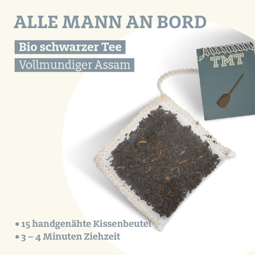 Trink Meer Tee - Alle Mann an Bord - Schwarztee - Beutel 15 x 3g