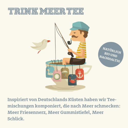 Trink Meer Tee - Alle Mann an Bord - Schwarztee - Beutel 15 x 3g