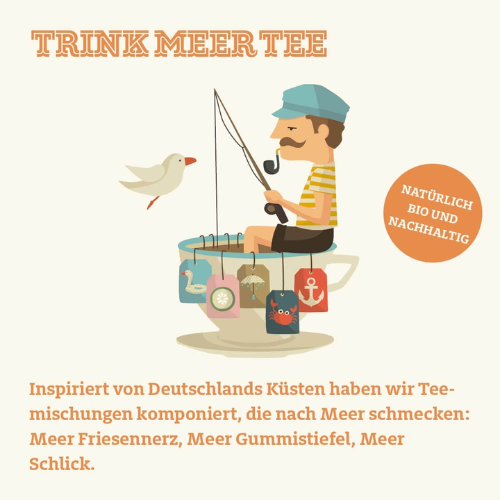 Trink Meer Tee - Rückenwind - Früchtetee - Beutel 15 x 4g