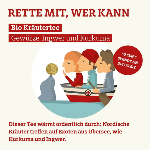 Trink Meer Tee - Rette mit, wer kann - Früchtetee - Beutel 15 x 3,5g