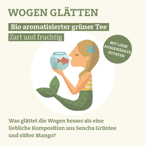 Trink Meer Tee - Wogen glätten - Grüner Tee - Beutel 15 x 3g
