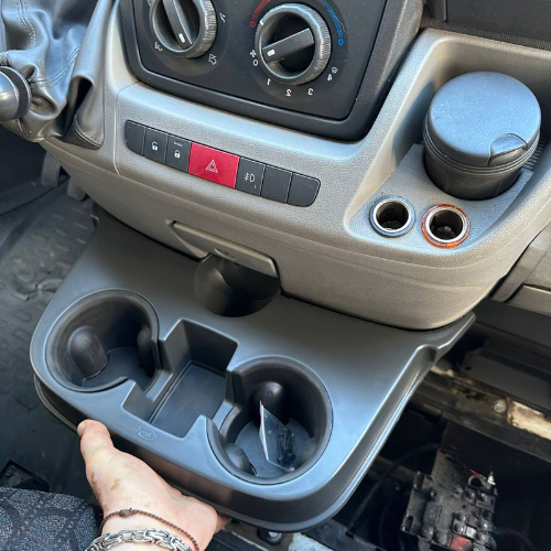 For Vauxhall Movano Cupholder Console – Stylish, Practical Upgrade for Your Van