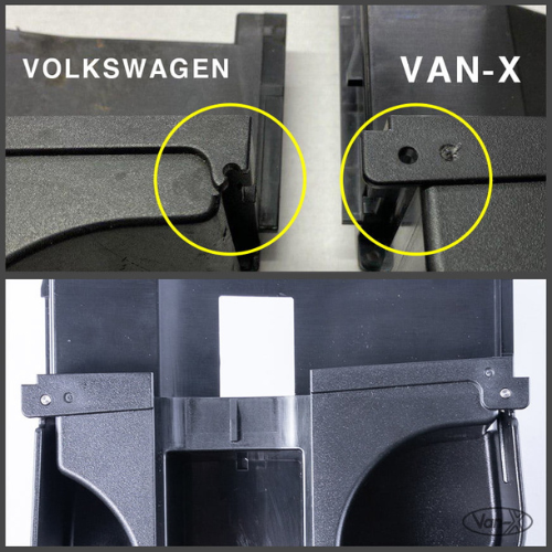 For VW T5, T5.1 Transporter OEM Cup Holder Replacement – Left Hand Drive (LHD)