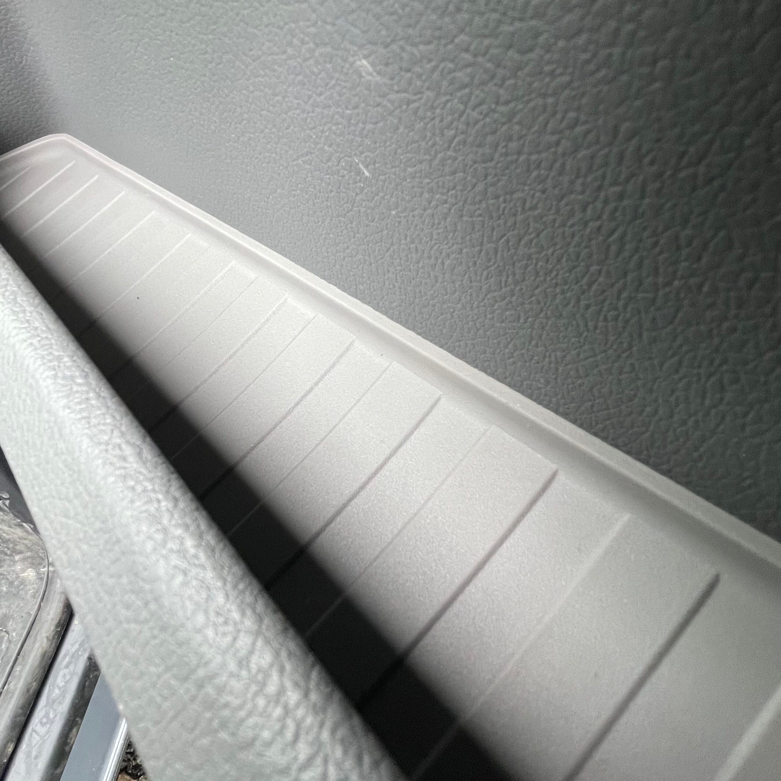 For VW T6.1 Transporter Rubber Door Liner Pocket Inserts Gray Campervan Conversion