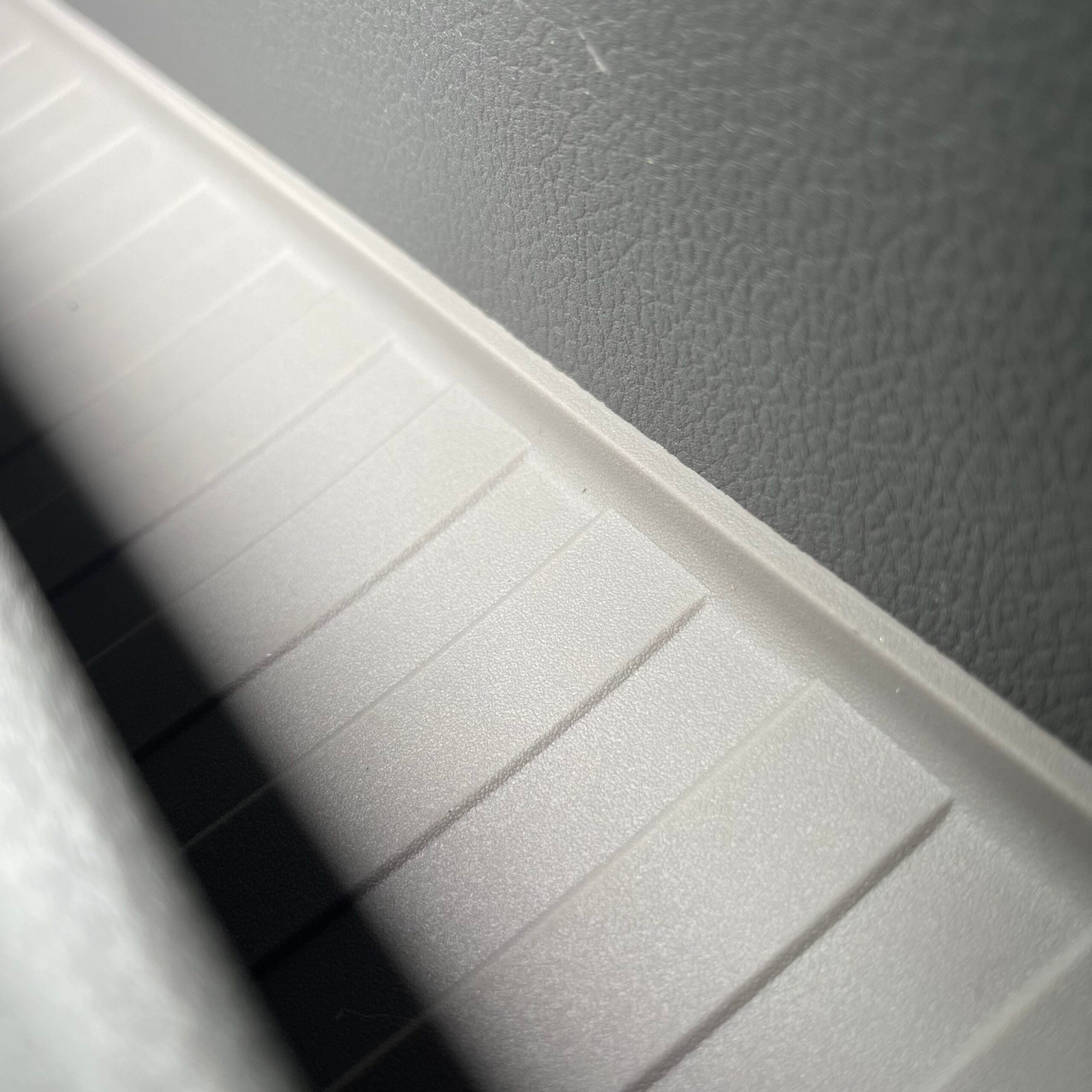For VW T6.1 Transporter Rubber Door Liner Pocket Inserts Gray Campervan Conversion