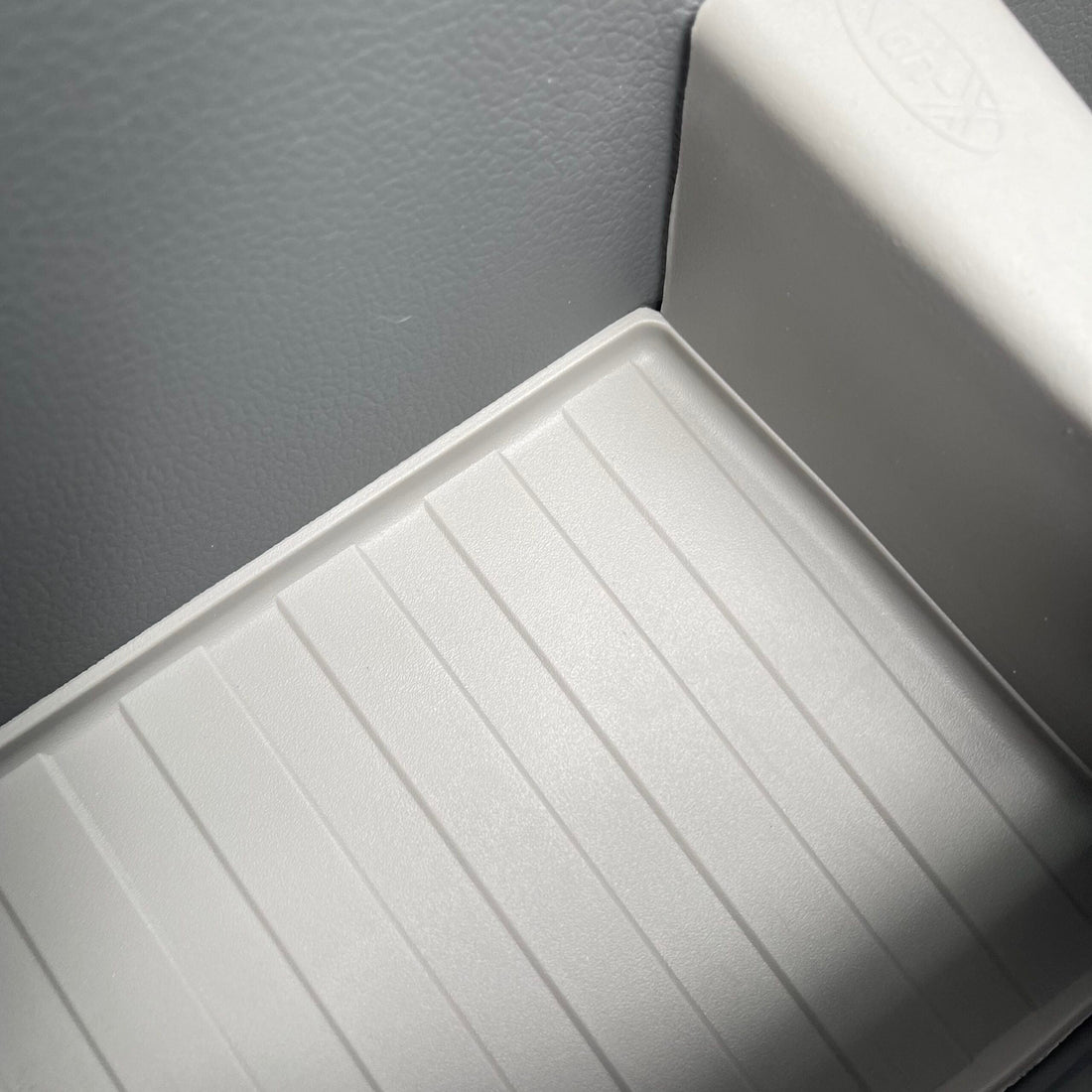 For VW T6.1 Transporter Rubber Door Liner Pocket Inserts Gray Campervan Conversion