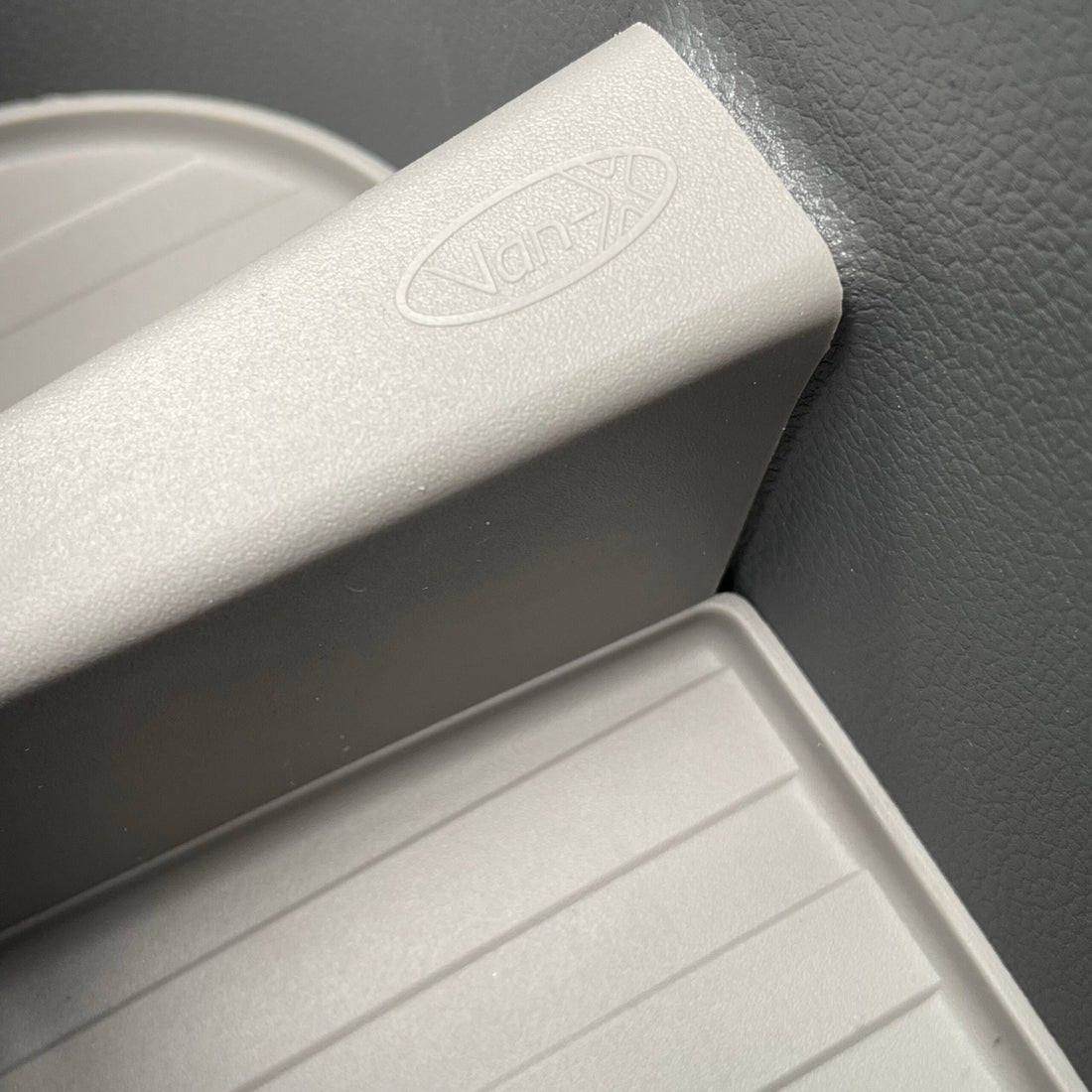 For VW T6.1 Transporter Rubber Door Liner Pocket Inserts Gray Campervan Conversion
