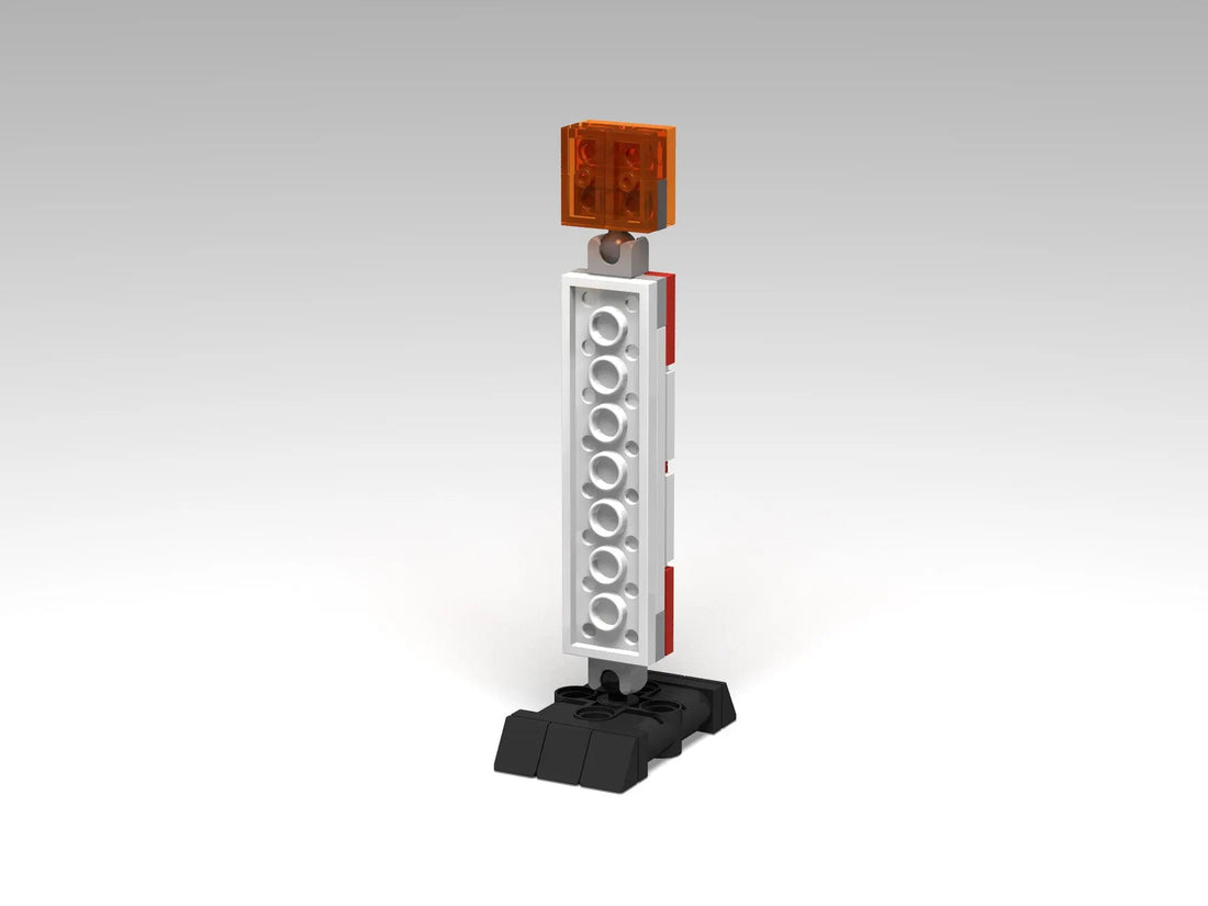 Hazard Marker by NURA Technic – Construction Accessories for 1:17 Technic Models | 4 Designs | incl. Parts & Instructions