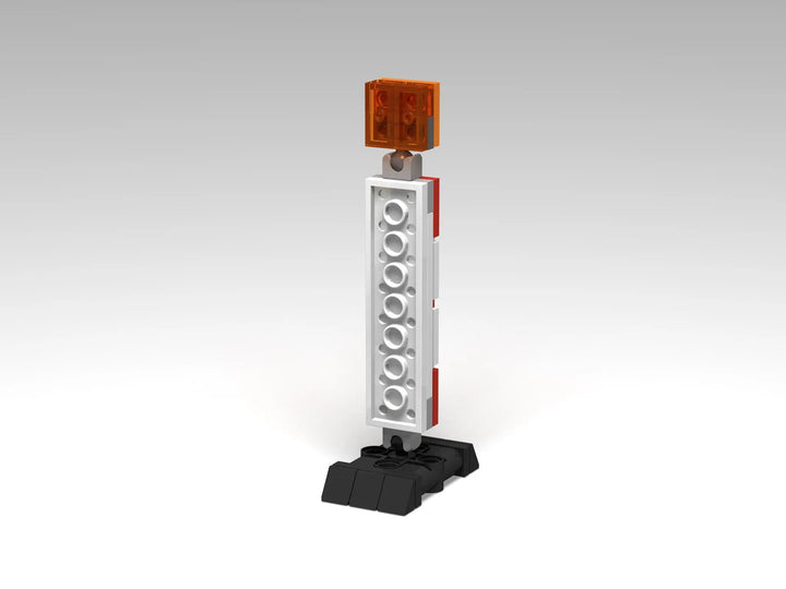 Hazard Marker by NURA Technic – Construction Accessories for 1:17 Technic Models | 4 Designs | incl. Parts & Instructions
