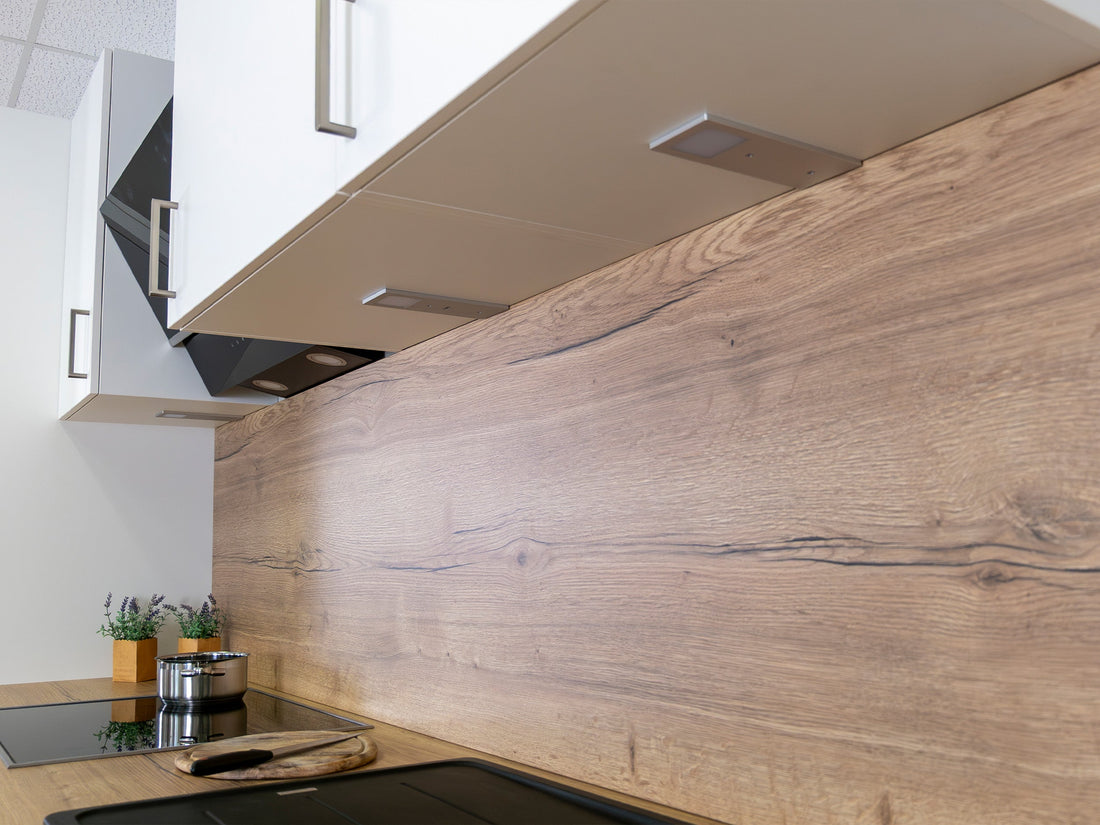 210cm GEBA Complete Kitchenette - pre-assembled with or without electrical appliances, niche back panel & LED lighting