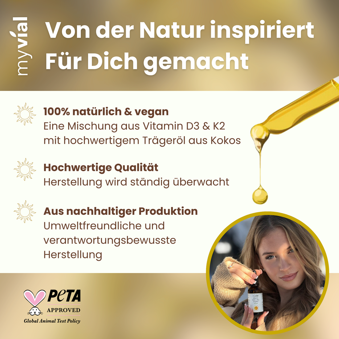 Vitamin D3 + K2 Tropfen