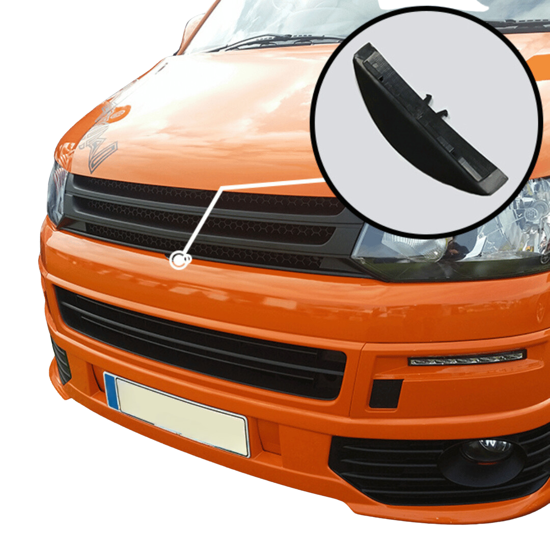 For VW T5.1 Transporter Front Badgeless Grille (Matte)