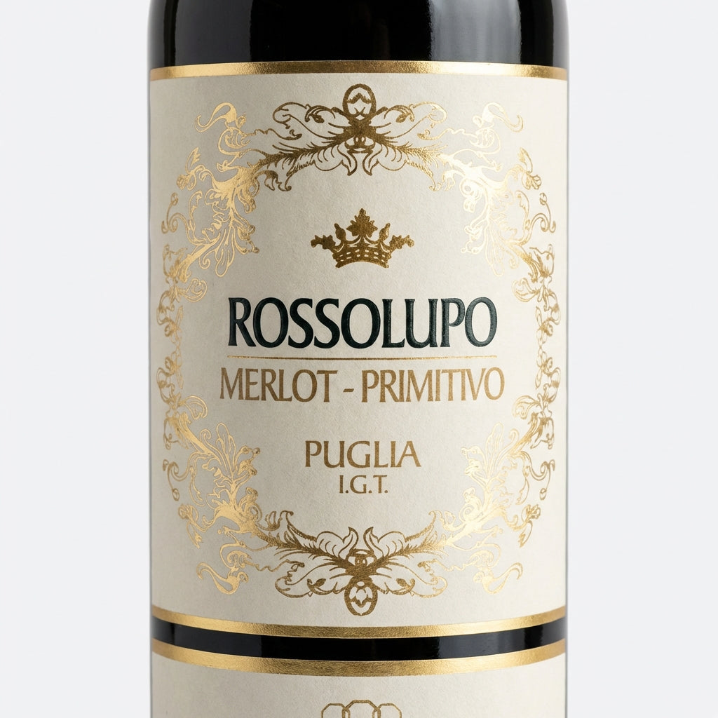 Merlot-Primitivo Rossolupo Puglia