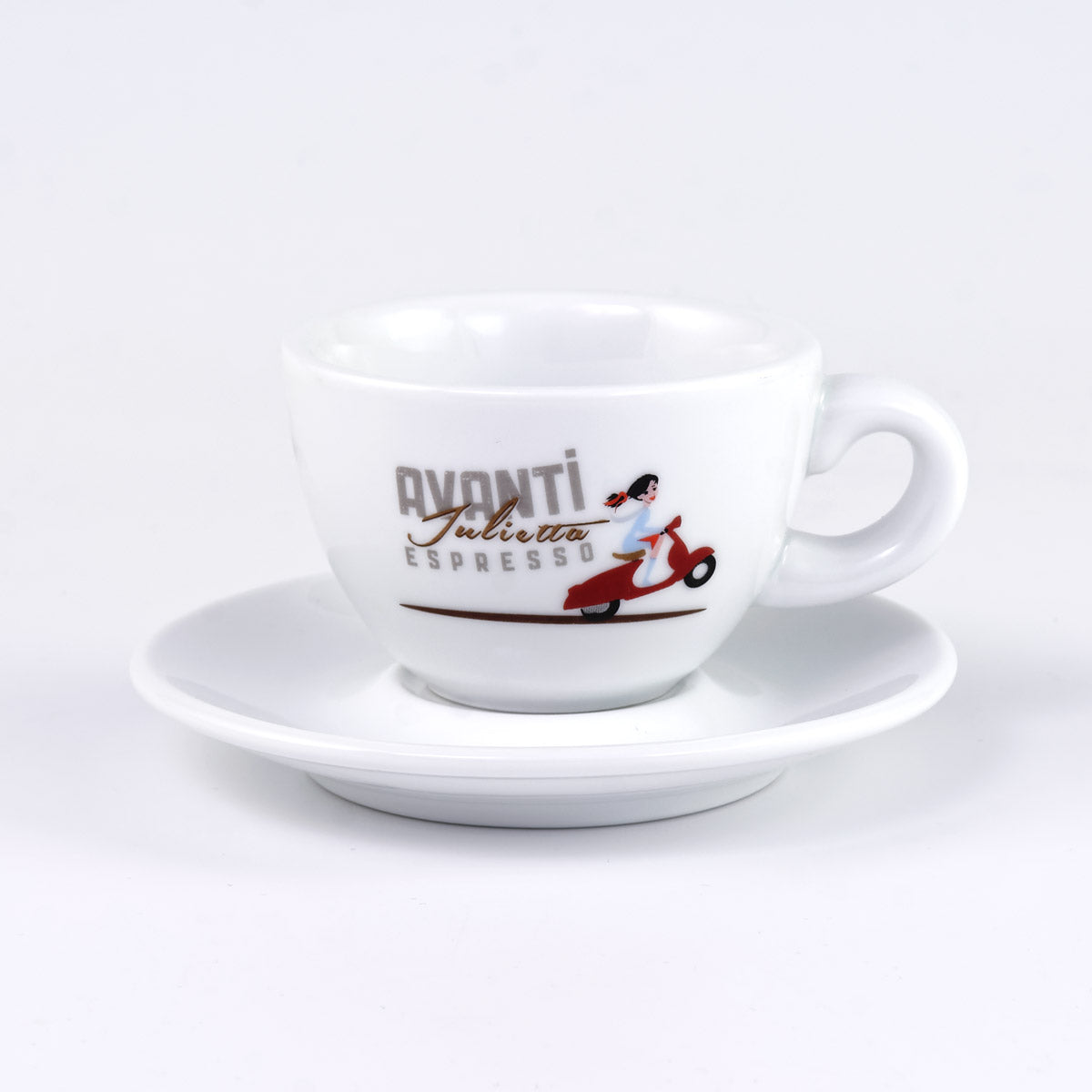 AVANTI Double-Walled Cups "JULIETTA" – Set of 2 incl. saucers, 100 ml, thick-walled & robust