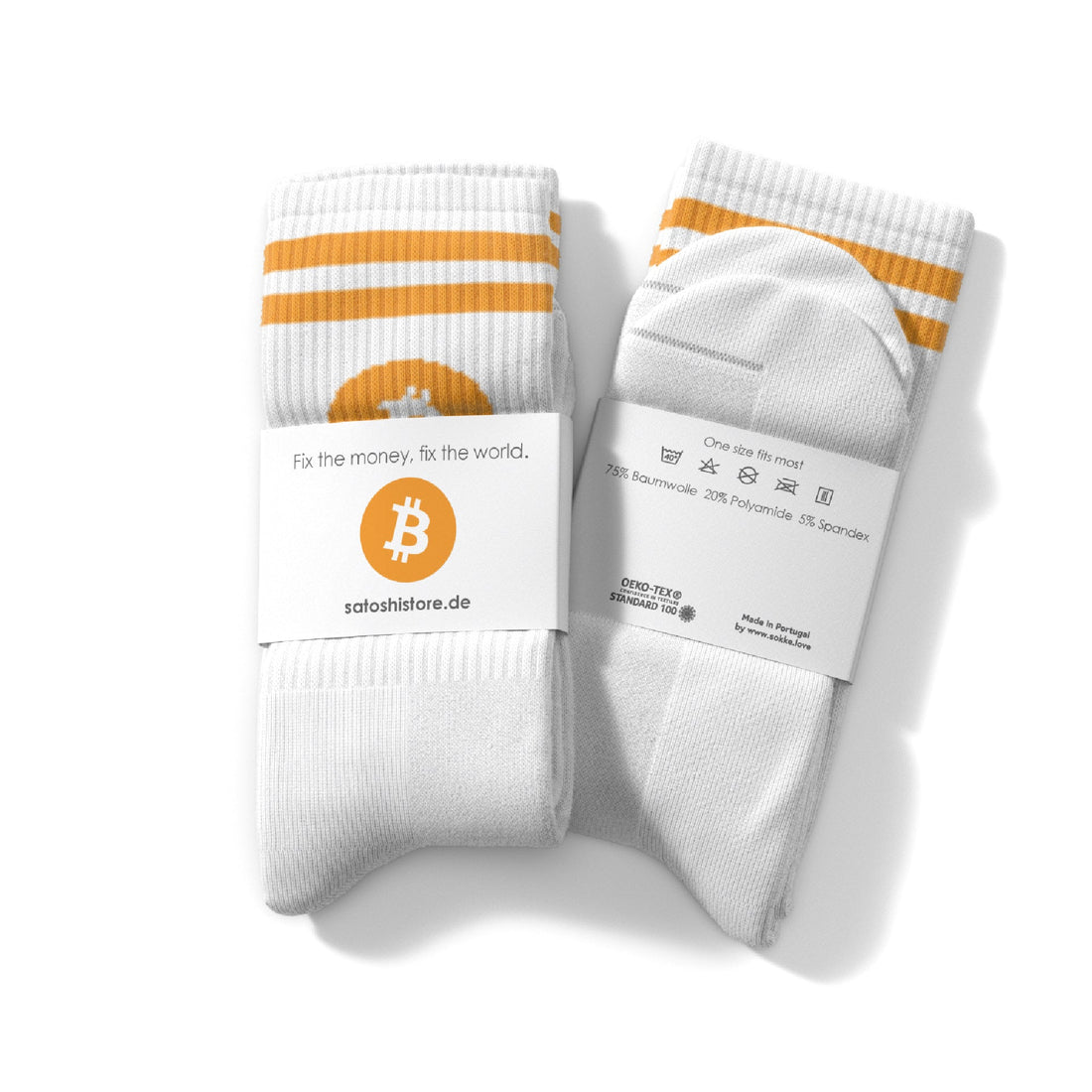 Bitcoin socks - made in Portugal